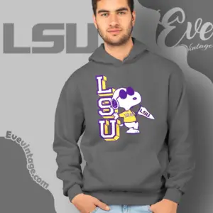 snoopy lsu joe cool hoodie
