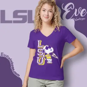 Snoopy LSU Joe Cool Shirt