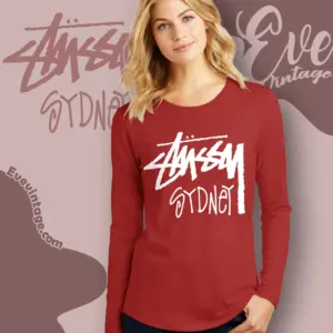 stussy sydney long sleeve tee