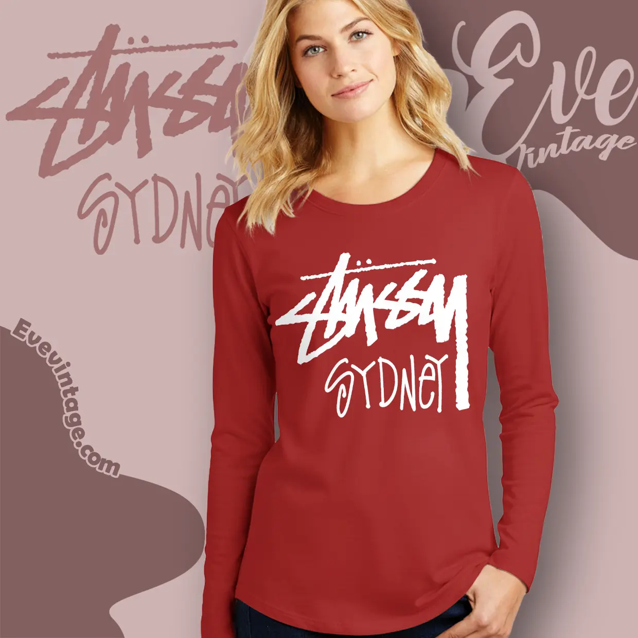stussy sydney long sleeve tee stussy sydney long sleeve tee