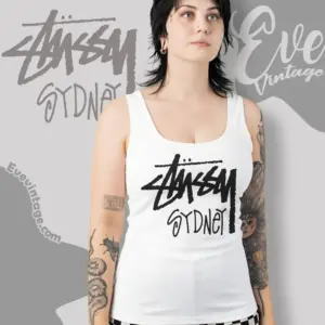 stussy sydney tank top racerback