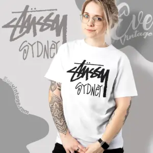 stussy sydney women tshirt