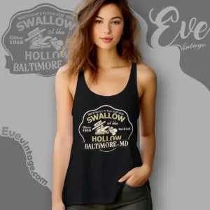 swallow at the hollow shirt baltimore dive bar tank top racerback