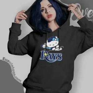 tampa bay rays hello kitty sliding into home hoodie