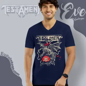 testament apparition v neck tshirt