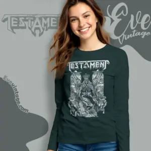 testament baphomet long sleeve tee
