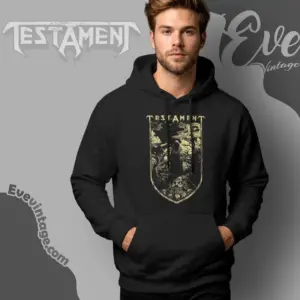testament old world shield hoodie