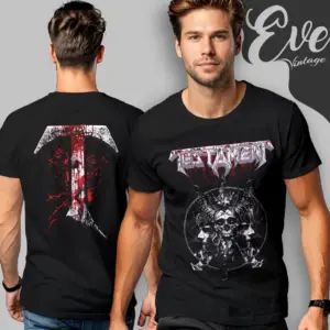 testament skull blood t shirt