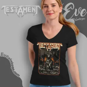 testament the death v neck tshirt