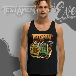 testament trial by fire tank top racerback
