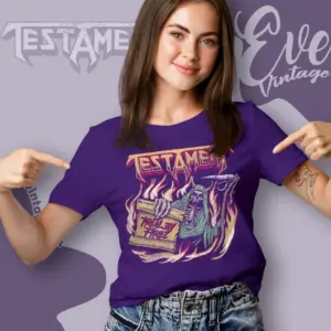 testament trial by fire women t shirt