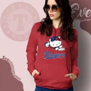 texas rangers hello kitty sliding into home hoodie
