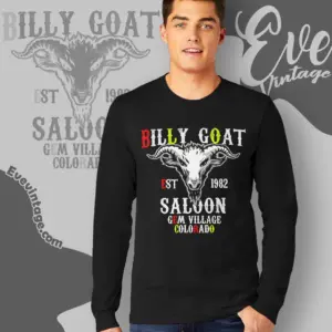 the billy goat saloon shirt colorado dive bar long sleeve tee