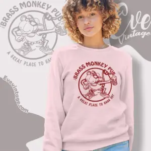 the brass monkey pub shirt sayreville nj dive bar sweatshirt