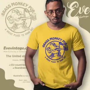 the brass monkey pub shirt sayreville nj dive bar t shirt