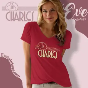 the club charles shirt baltimore dive bar v neck tshirt