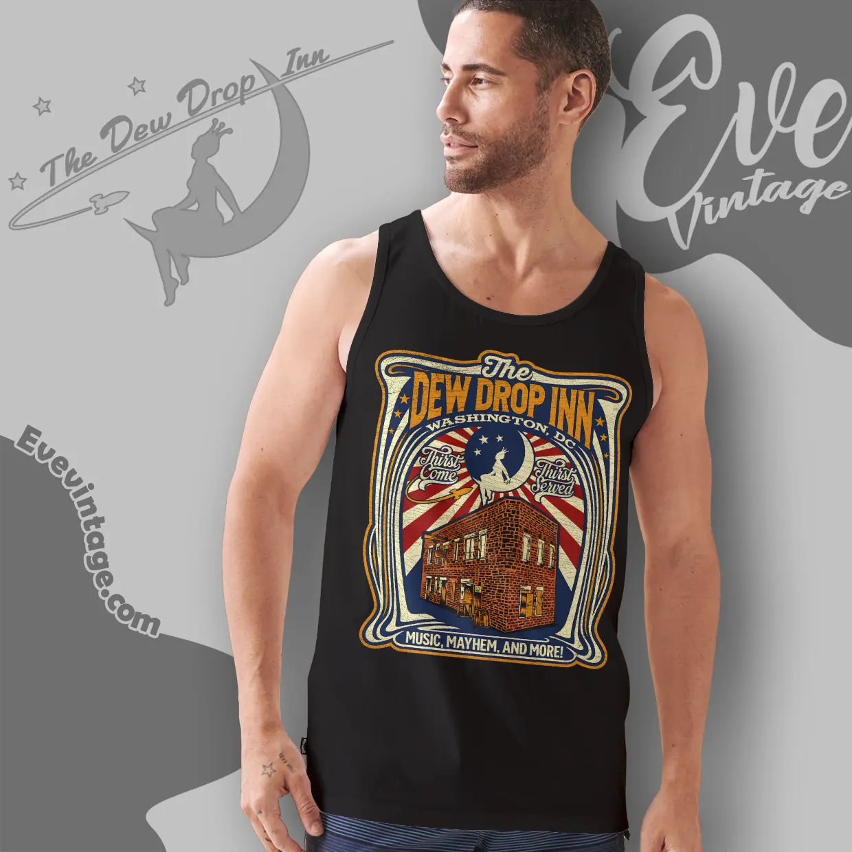 the dew drop inn shirt dc dive bar tank top racerback the dew drop inn shirt dc dive bar tank top racerback