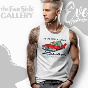 the far side los angeles natural history museum tank top racerback