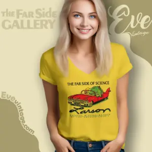 the far side los angeles natural history museum v neck tshirt