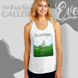 the far side shirt the lawn ranger tank top racerback