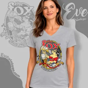 the fox inn shirt santa monica dive bar v neck tshirt