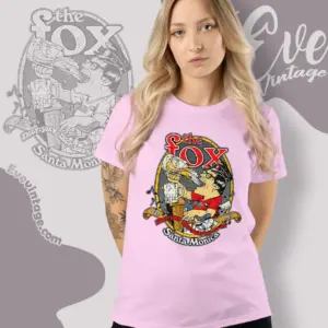 the fox inn shirt santa monica dive bar women t shirt