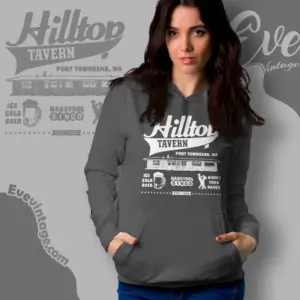 the hilltop tavern washington dive bar hoodie