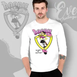 the legendary boobie trap bar long sleeve tee