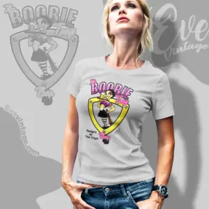 the legendary boobie trap bar women t shirt