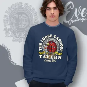 the loose caboose tavern shirt lacey wa dive bar sweatshirt