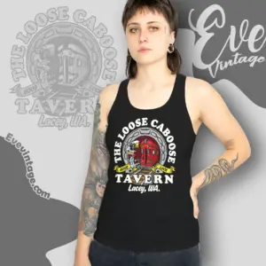 the loose caboose tavern shirt lacey wa dive bar tank top racerback