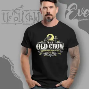 the old crow neighborhood bar shirt dallas dive bar t shirt
