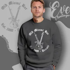 the old miami bar shirt michigan dive bar sweatshirt