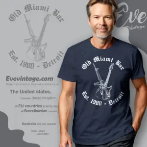 the old miami bar shirt michigan dive bar t shirt