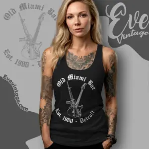 the old miami bar shirt michigan dive bar tank top racerback