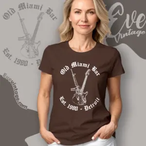 the old miami bar shirt michigan dive bar women t shirt