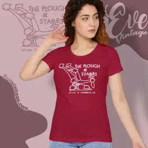 the plough and stars shirt cambridge ma dive bar women t shirt