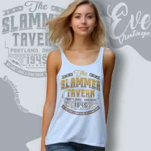 the slammer tavern shirt portland or dive bar tank top racerback