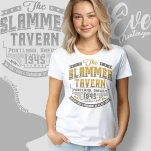 the slammer tavern shirt portland or dive bar women t shirt