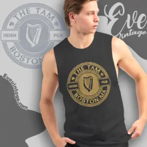 the tam shirt boston irish pub tank top racerback
