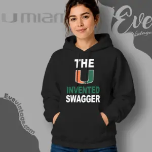 the u invented swagger miami canes hoodie