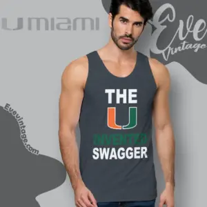 the u invented swagger miami canes tank top racerback