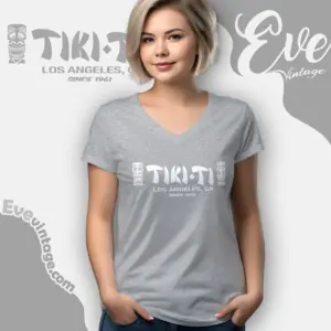 tiki ti bar shirt los angeles ca dive bar v neck tshirt