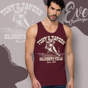 tonys tavern shirt goldsmith texas dive bar tank top racerback