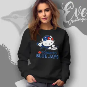 toronto blue jays sliding into base sweatshirt