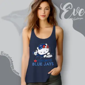 toronto blue jays sliding into base tank top racerback