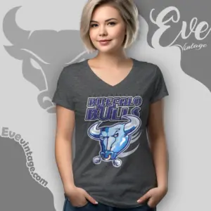 university at buffalo bulls logo v neck tshirt