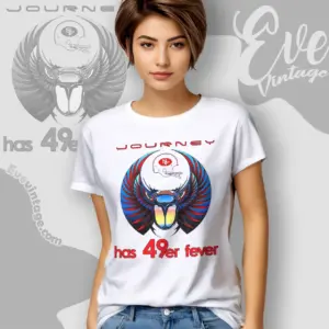 Vintage 80S Journey Has 49Er Fever Shirt