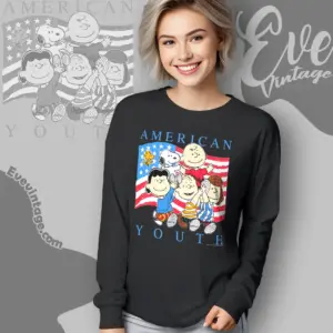 Vintage 90s Peanuts American Youth Shirt