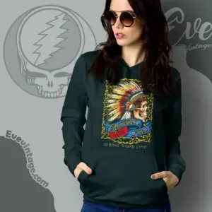 vintage grateful dead spring tour 1990 hoodie